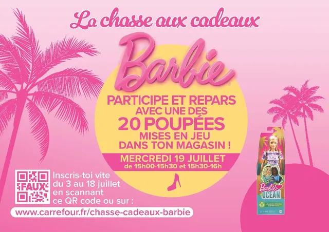 🎁🎀 Chasse aux Cadeaux Barbie à Carrefour ! 🎀🎁