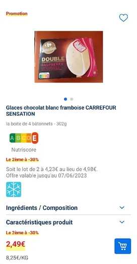 Glace different  gout - 2