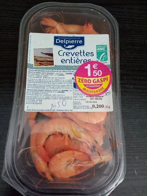 Crevettes entières