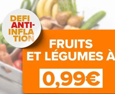 🍉🍌🍎Des fruits et légumes à moins de0,99 €🫑🥔🥒
