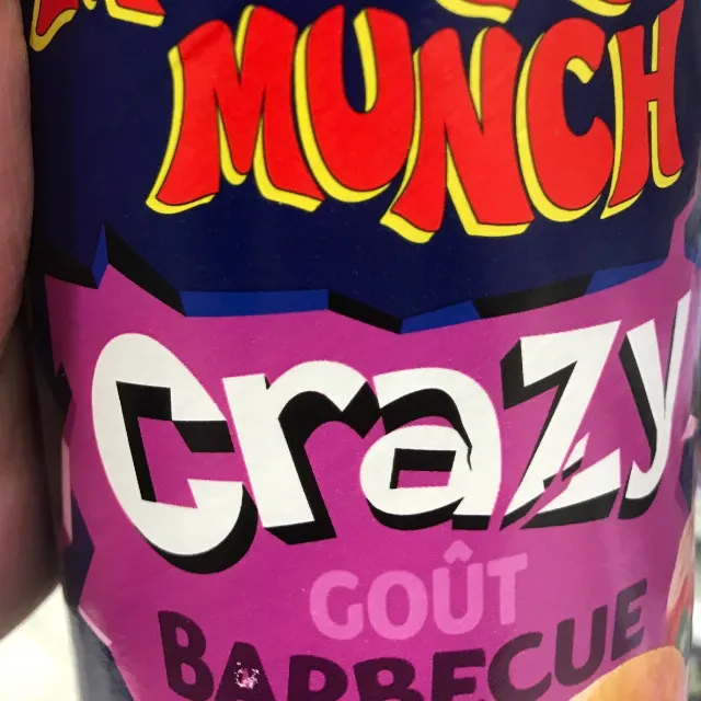 Biscuit apéritif tuile crazy barbecue MONSTER MUNCH