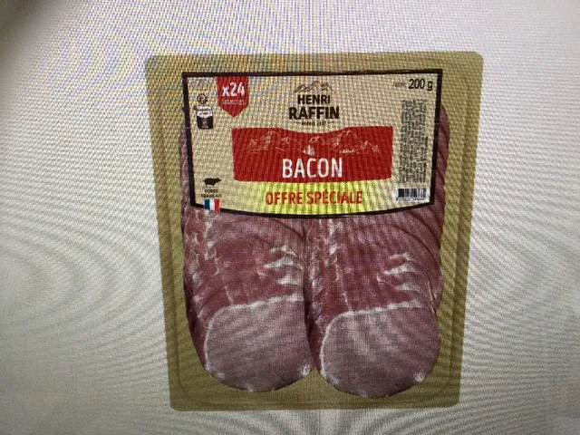 Bacon HENRI RAFFIN promotion 34%