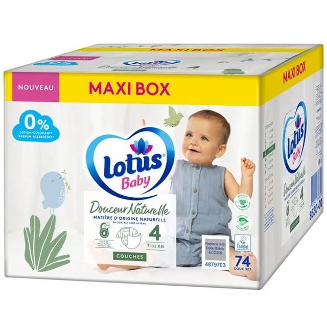 Maxi Box Couches Douceur Naturelle - LOTUS BABY