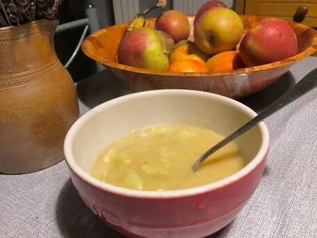 Soupe à l'oignon et Ravioles du Dauphiné