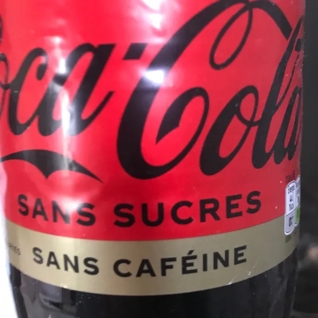 Soda sans sucres sans caféine COCA-COLA