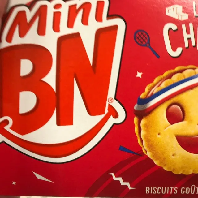 Biscuits mini goût fraise BN