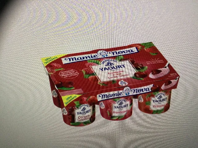 Yaourt gourmand fruits rouges MAMIE NOVA 3,49€ 34% d’économies
