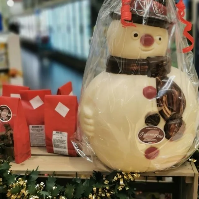 Chocolats pour Noël rayon pâtisserie