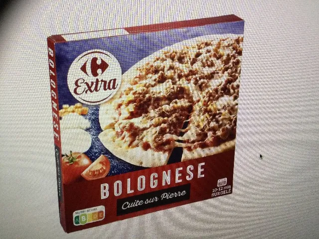 Pizza bolognaise CARREFOUR EXTRA 2,35€ le 2ème à -30%