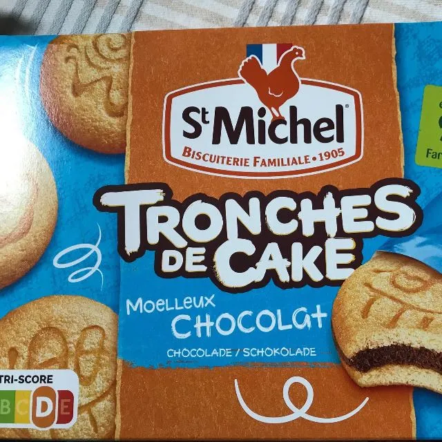 Gâteaux Tronches de cake moelleux chocolat ST MICHEL