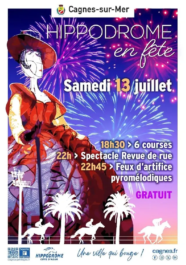 Hippodrome de Cagnes sur mer en fête entrée gratuite,