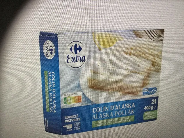 Colin d’Alaska sauce oseille CARREFOUR EXTRA