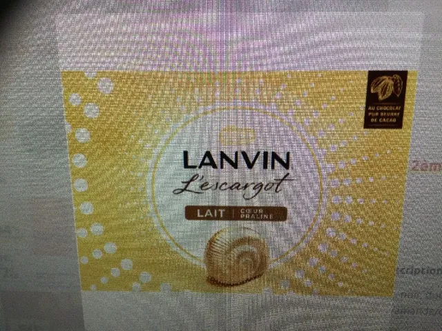 Escargots LANVIN 11,99€ la 2ème à -50%