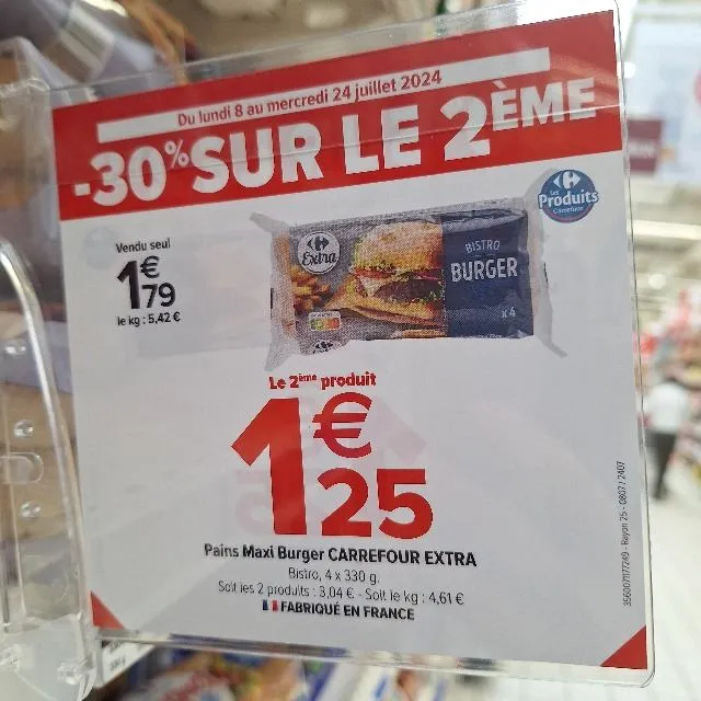 Pains maxi 🍔 - Carrefour Extra