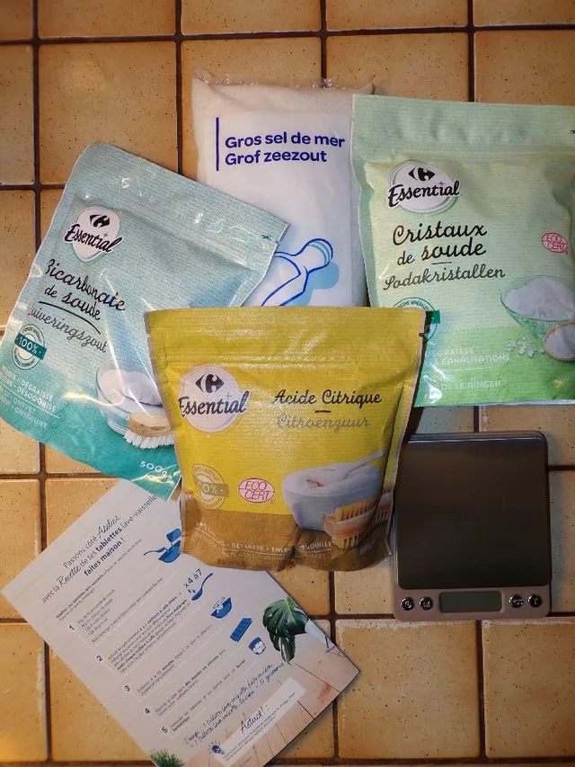 Carrefour Essential : Réaliser ses pastilles de lave-vaisselle pour 0.05€ la tablette - 3