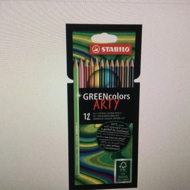 Crayons de couleur Greencolors x12 STABILO