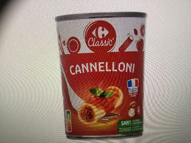 Plat cuisiné cannelloni CARREFOUR CLASSIC 1,99€ Le 2ème à -30%