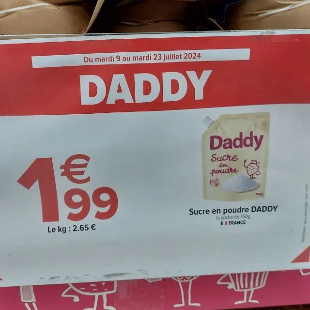 Sucre en poudre DADDY