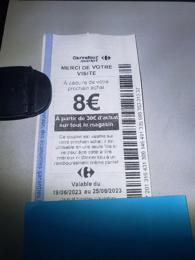 COUPON DE 8 EUR DES 30 EUR D ACHATS