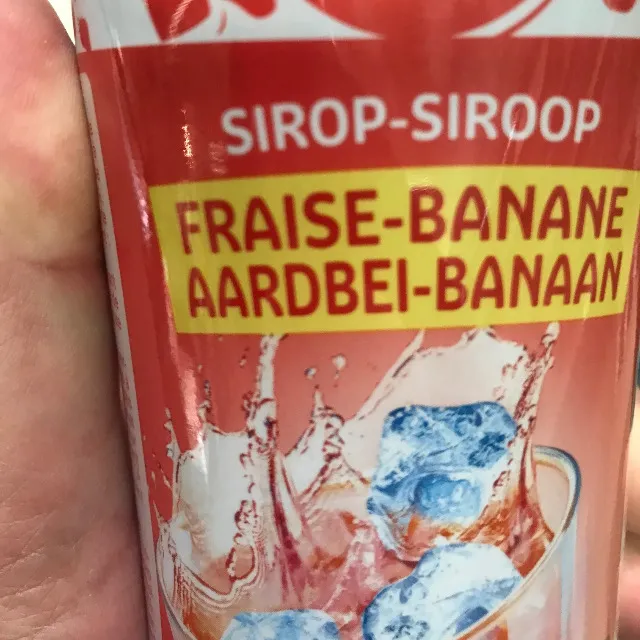 Sirop fraise banane CARREFOUR CLASSIC'