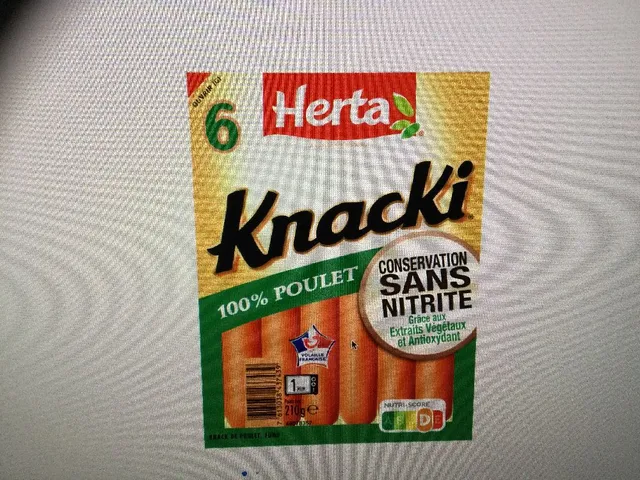Saucisses 100% poulet🐓 sans nitrites HERTA Knacki 15% de remise