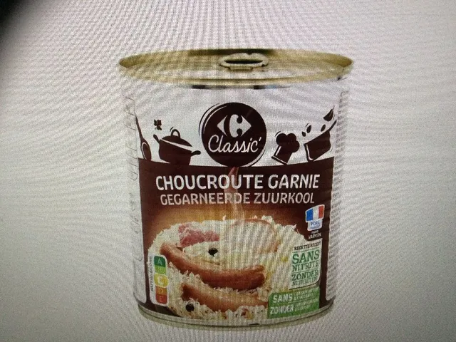 Plat cuisiné choucroute garnie CARREFOUR CLASSIC 2,89€ le 2ème à -40%