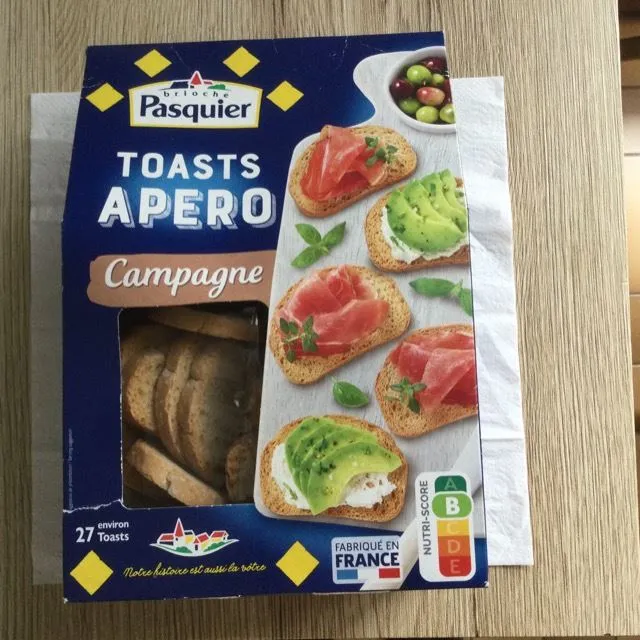 Toasts apéritif campagne PASQUIER
