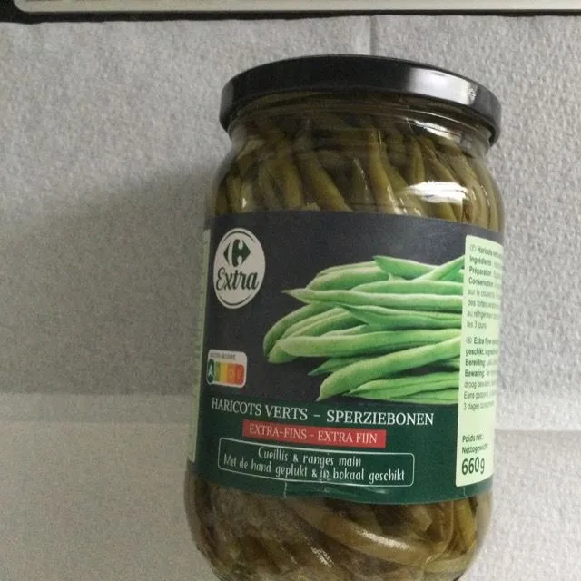 Haricots verts extra fins CARREFOUR EXTRA