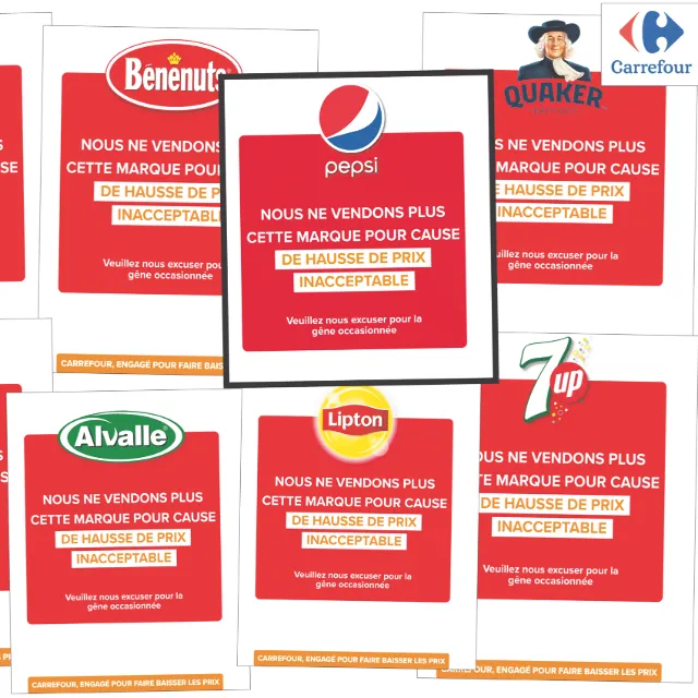 Carrefour-Pepsico : la rupture !