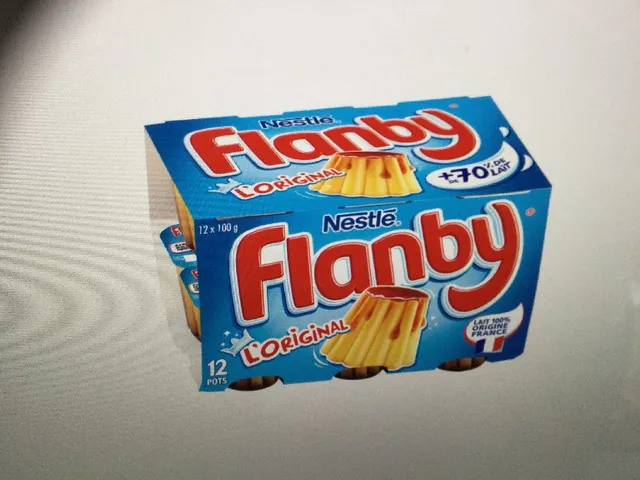 Flan vanille caramel FLANBY Promotion