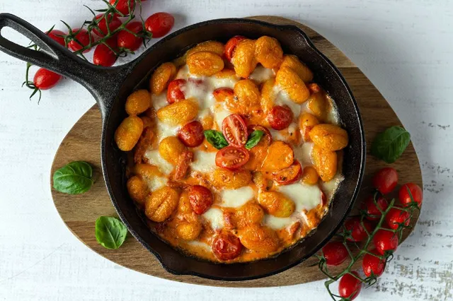Gnocchis fondants tomate/mozzarella