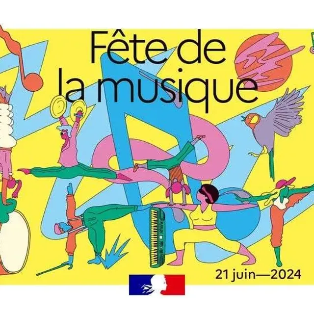 la Fête de la Musique édition 2024 se déroule le vendredi 21 juin.