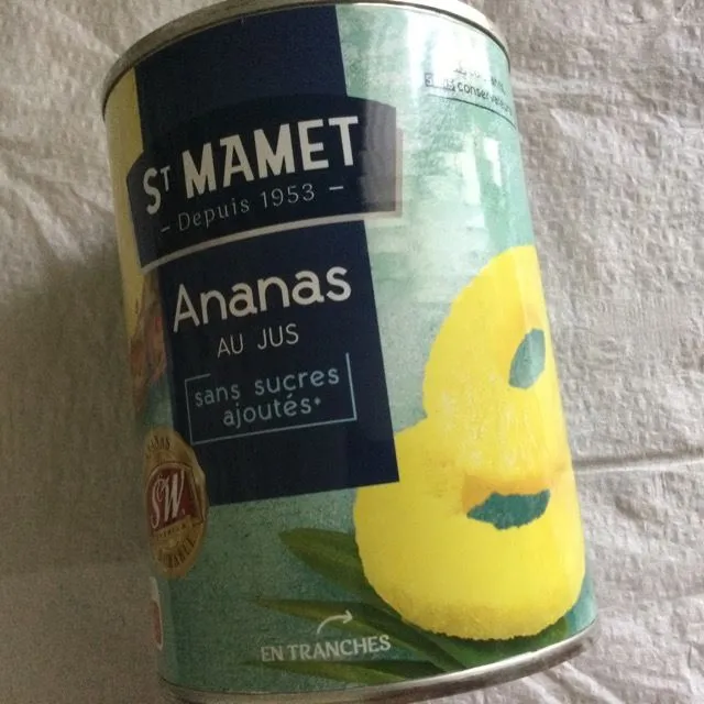 Fruits au sirop ananas tranches ST MAMET