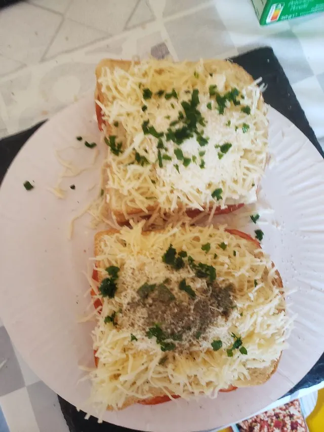croque monsieur au chorizo et fromage a tartiné - 2