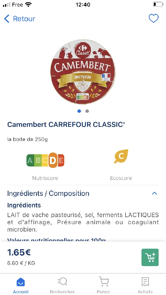 Tarte au camembert - 2