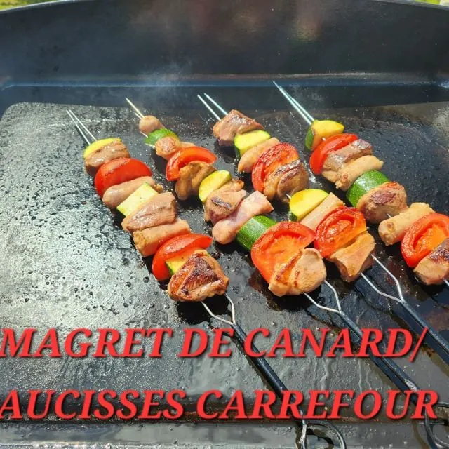 MAGRET DE CANARD/SAUCISSE CARREFOUR