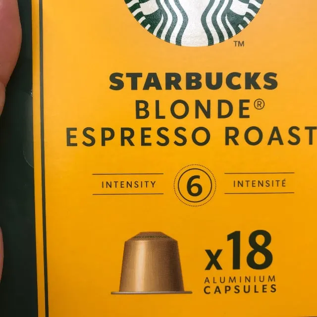 Café capsules Compatibles Nespresso blonde expresso roast STARBUCKS