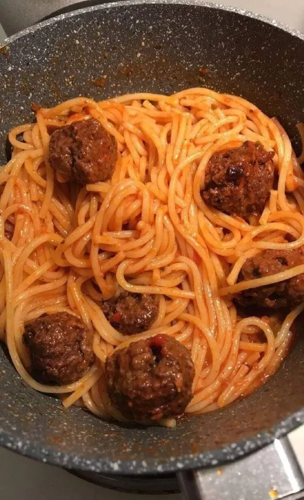Spaghetti au boulette de kofta