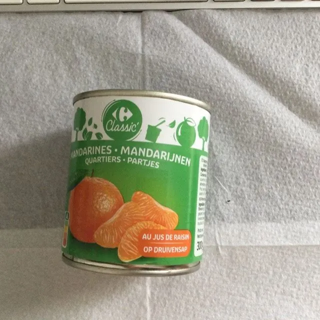 Fruits au sirop Mandarines CARREFOUR CLASSIC