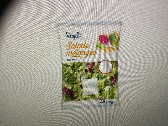 Salade mélangée SIMPL à tout petit prix 0,99€