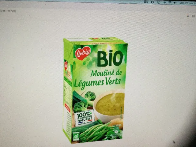 Soupe bio Mouline de légumes verts LIEBIG 3,19€ prenez-en en 3 = payez en 2