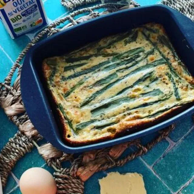 Clafoutis aux asperges