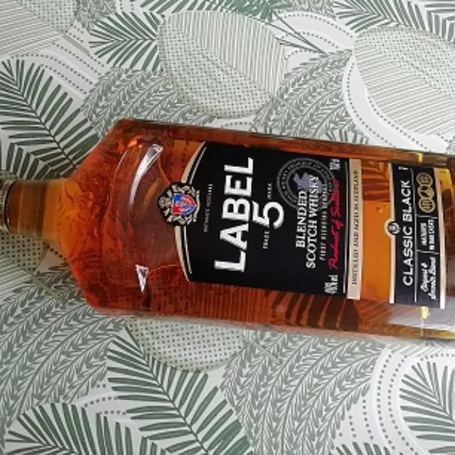 Whisky Label 5 en 1 litre
