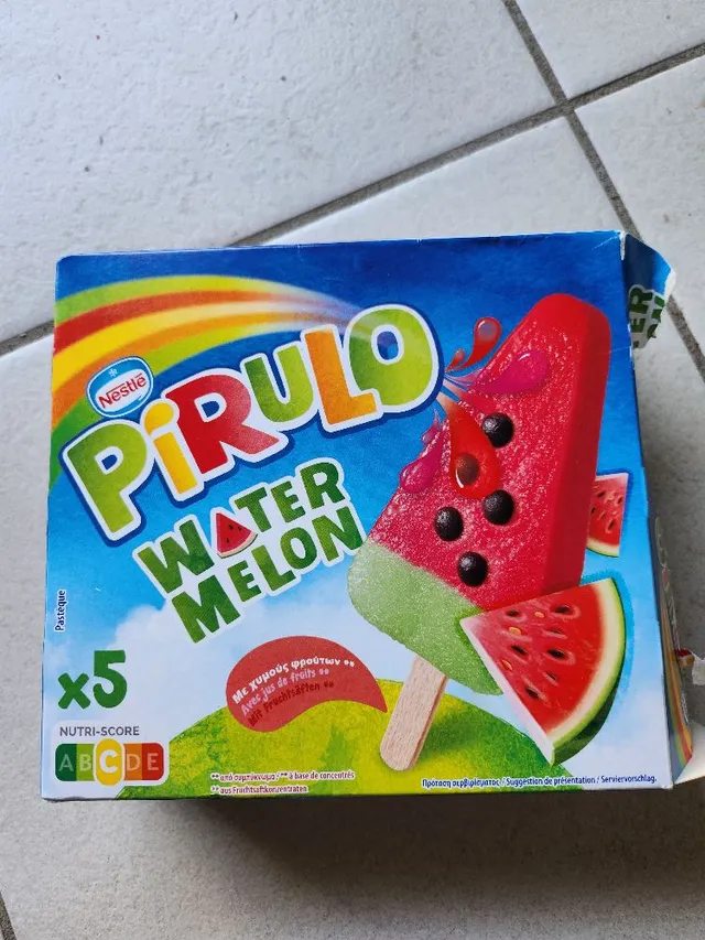 Les glaces pirulo w🍉ter melon ×5