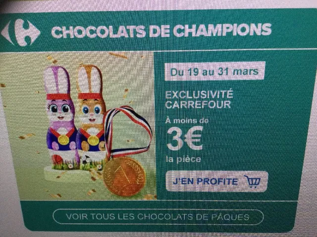 CHOCOLATs DE CHAMPIONS