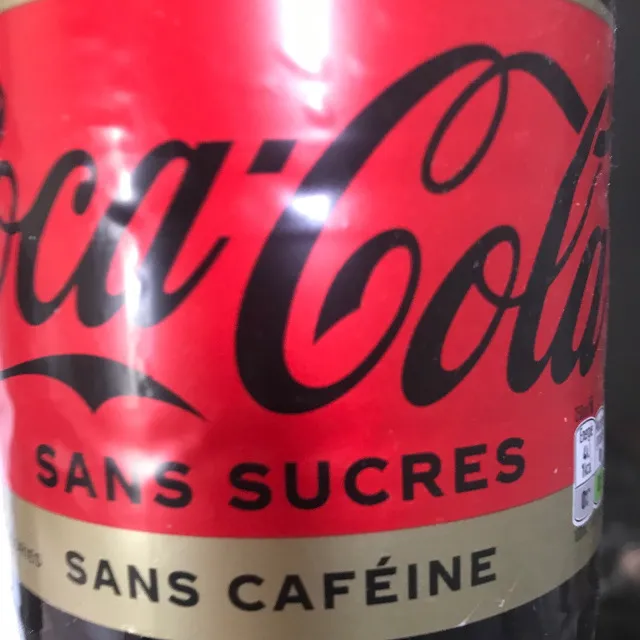Soda sans sucres sans caféine COCA-COLA