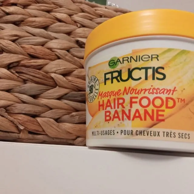 Bon plan : le deuxième acheté -68% 🤑 pour avoir des cheveux doux tout l'été ☀️Masque nourrissant "FRUCTIS" hair food banane 🍌