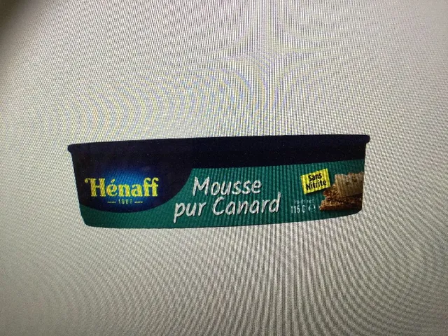 Mousse pur Canard qualité supérieure HENAFF promo 1,86€