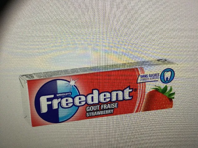 Chewing-gum fraise FREEDENT 0,79€ le 2ème à -60%