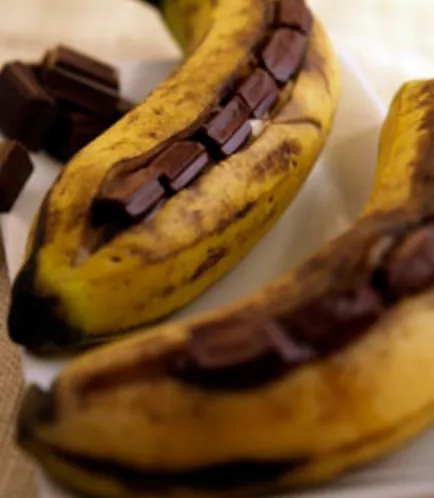 Bananes trop mures... au chocolat